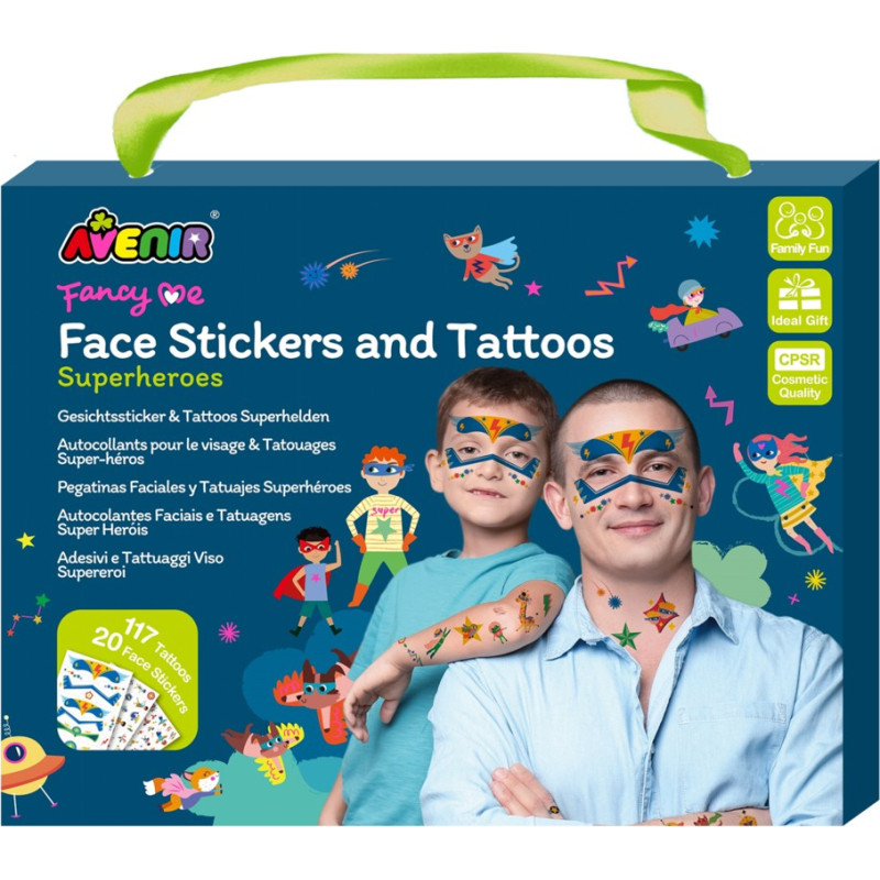 Mg Dystrybucja Naklejki do ciała i tatuaże - superbohaterowie