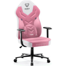 DIABLO X-GAMER gaming chair pink and white