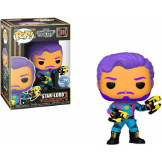 Funko Pop! Marvel: Guardians of the Galaxy Volume 3 - Star-Lord (Blacklight) (Special Edition) #1240 Bobble-Head Vinyl Figure