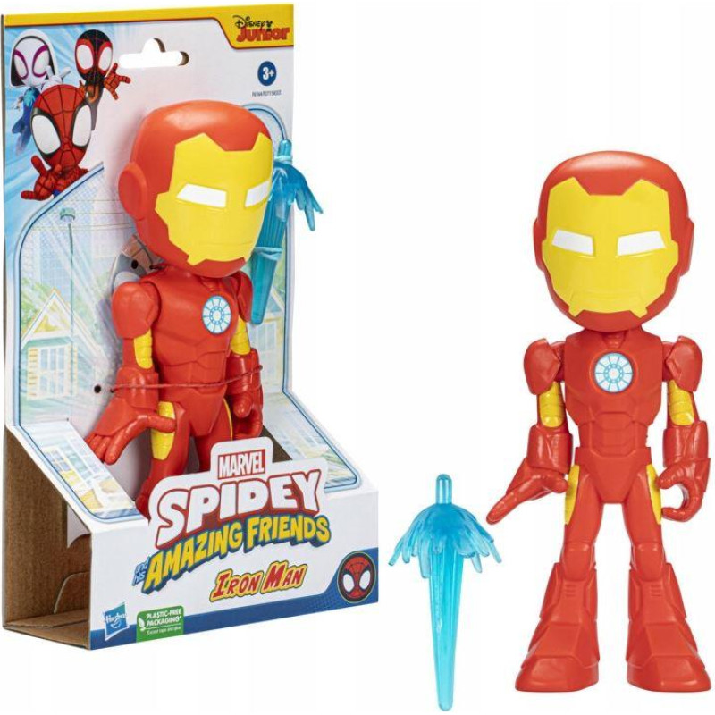 Hasbro Disney Marvel: Spidey and his Amazing Friends - Iron Man Supersized Hero Figure (F6164)