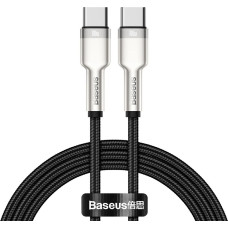 Baseus Kabel usb-c do usb-c baseus cafule, 100w, 1m (czarny) kabel usb catjk-c01