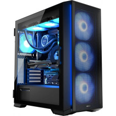 Modecom Obudowa komputerowa horizon argb flow midi czarna