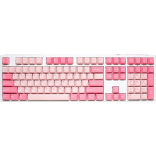 Ducky One 3 Gossamer Pink Gaming Keyboard USB US English Pink, White