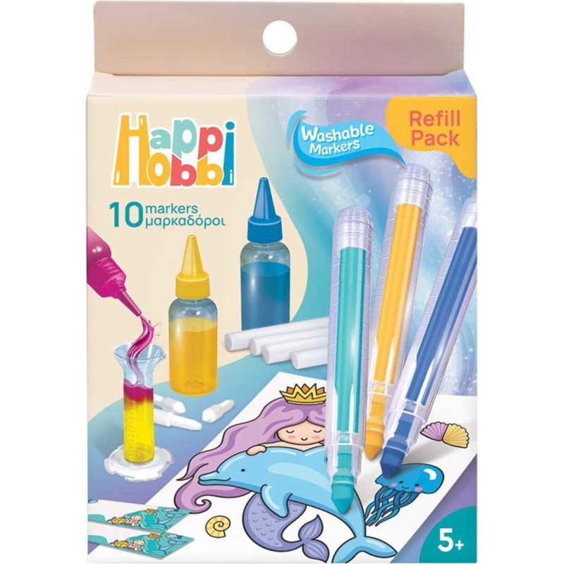 As Company AS Happi Hobbi: First Steps With Crayons - Mermaid Refill Pack (1038-11031)