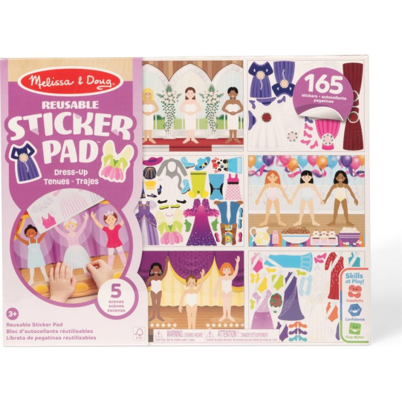 Spin Master Melissa & Doug Arts and Crafts: Dress-Up - Reusable Sticker Pads (20155934)