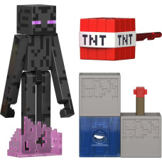 Mattel Minecraft: Redstone Charged - Enderman Figure (JJR88)