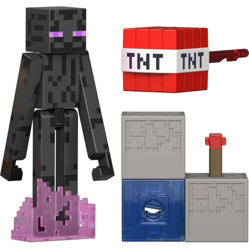 Mattel Minecraft: Redstone Charged - Enderman Figure (JJR88)