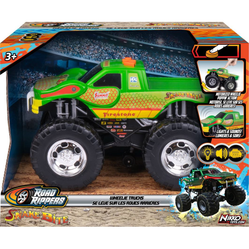 Road Rippers NIKKO ROAD RIPPERS Wheelie automašīna, Snakebite
