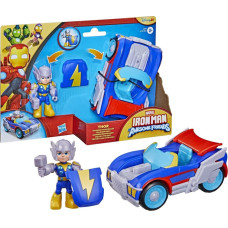 Hasbro Iron Man And His Awesome Friends: Vehicles And Playsets - Thor Thunder Roadracer (G2692)