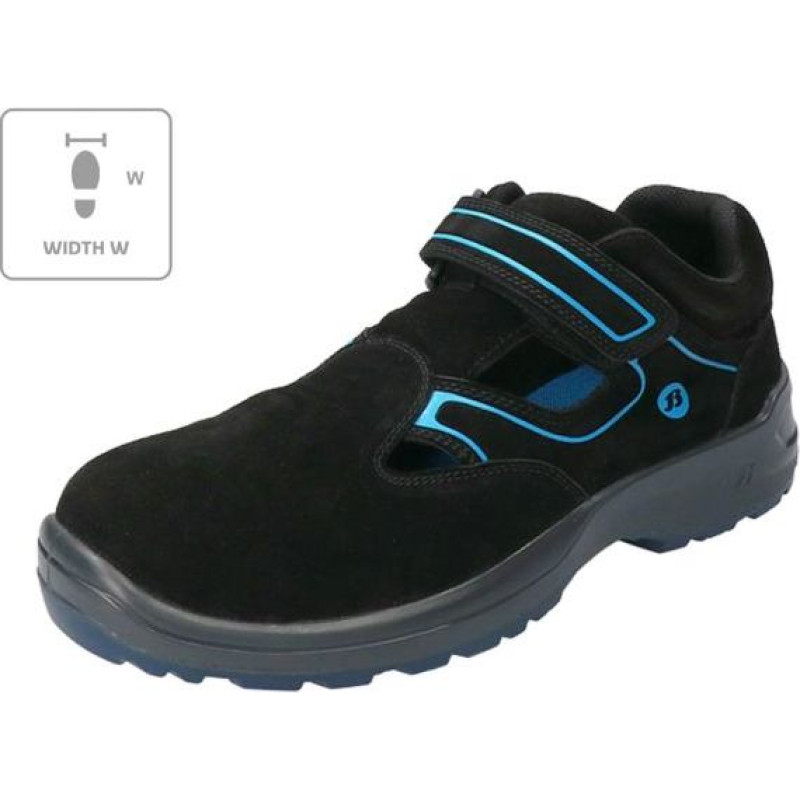 Bata Industrials Falcon ESD W MLI-B76B1 Black Sandals (43)