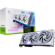 MSI Karta graficzna msi geforce rtx 5080 16gb gaming trio oc white gddr7