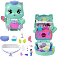 Mattel Polly Pocket: Tiny Worlds - Set Sail Kitty Playset (JCR37)