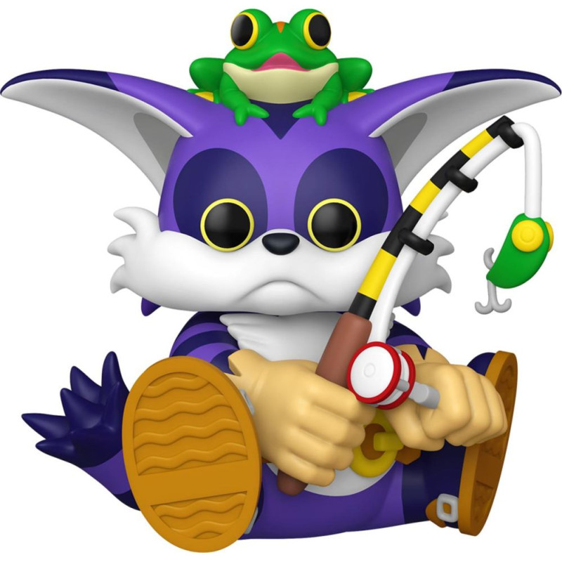 Funko Pop! Super: Sonic The Hedgehog - Big (The Cat with Froggy) #1058 Vinyl Figure (6