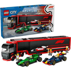 Lego CITY 60445 F1 Truck with RB20 and AMR24 F1 Cars