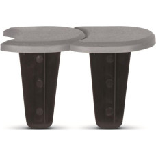 GARDEN PALISADE FLAT DOUBLE PUBLIC EDGE 3.8 M GREY STONE