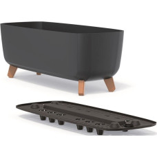 GRACIA CASE FLOWER POT 39x19.5cm ANTHRACITE