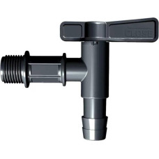 TAP FOR RAINWATER TANK CANTAP 3/4 BLACK - POSSIBILITY OF HOSE INSTALLATION