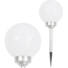 SOLAR LAMP MILKY GLOBE 20x53.5CM