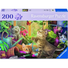 Ravensburger Puzzle: Feel Well - Cheeky Cats (200pcs) (12001735)