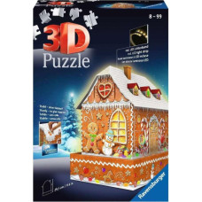 Ravensburger 3D Puzzle Midi: Gingerbread House Night Edition (216pcs) (11237)