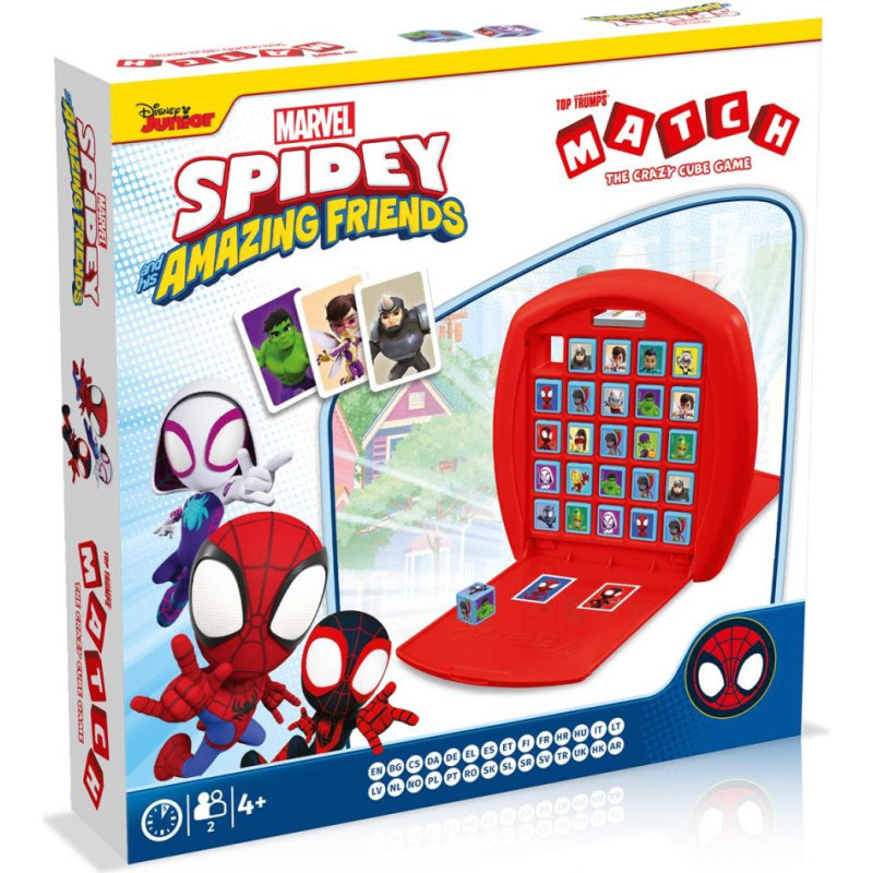 ''Winning Moves'' Winning Moves: Top Trumps Match - Spidey & Friends (English Language) (WM04798-ML1-6)