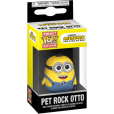 Funko Pocket Pop!: Minions The Rise Of Gru - Pet Rock Otto Vinyl Figure Keychain