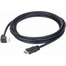 Gembird Kabel hdmi-hdmi v2.0 3d tv high speed ethernet 3m kątowy 90'' (pozłacane końcówki)
