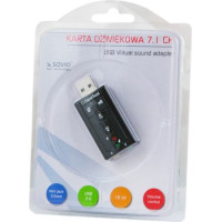 Savio Karta dźwiękowe savio ak-01 (zewnętrzna; usb 2.0)