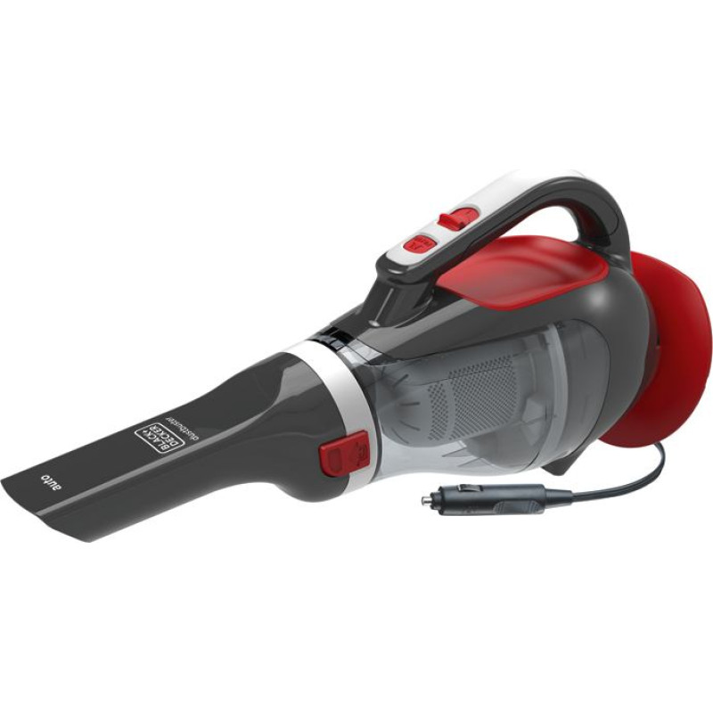 Black+Decker Odkurzacz samochodowy black+decker adv1200-xj (12w; kolor czerwono-szary)