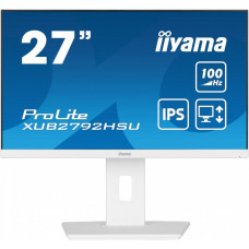 Iiyama Monitor 27 cali prolite xub2792hsu-w6 ips,hdmi,dp,100hz,slim,4xusb3.2,pivot,  has(150mm),2x2w