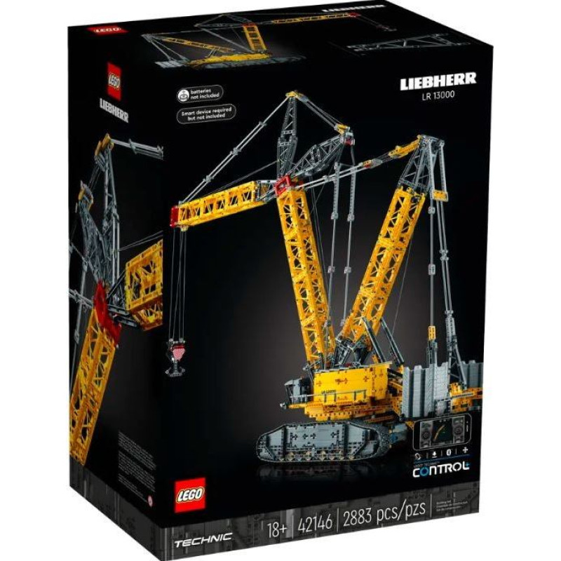 Lego Klocki technic 42146 Żuraw gąsienicowy liebherr lr 13000