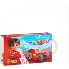 Marioinex Klocki mini waffle autka 50 elementów autko wyścigowe czerwone