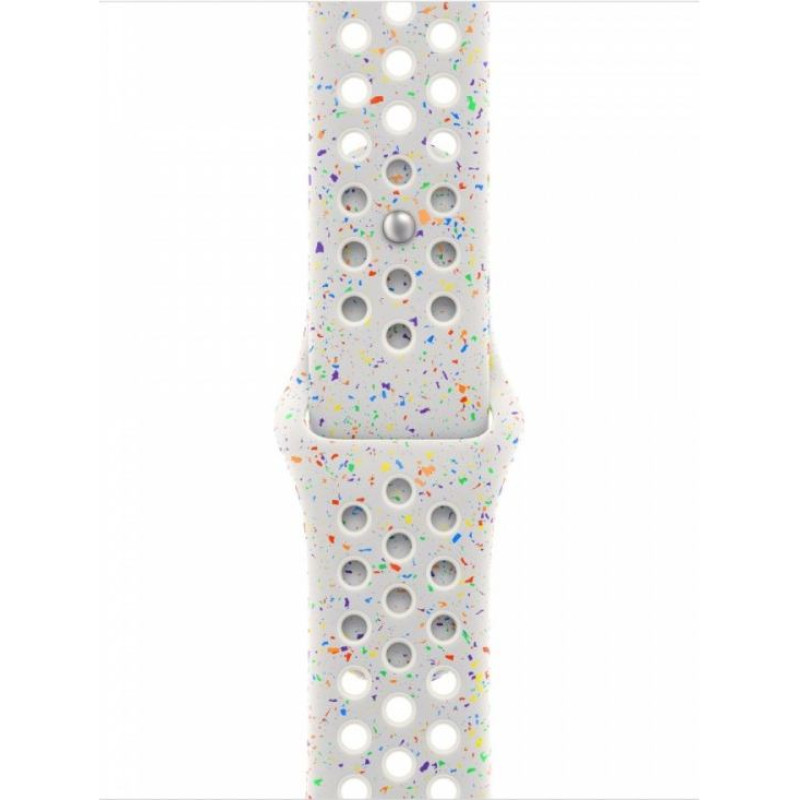 Apple Pasek sportowy nike w kolorze czystej platyny do koperty 42 mm - rozmiar m/l