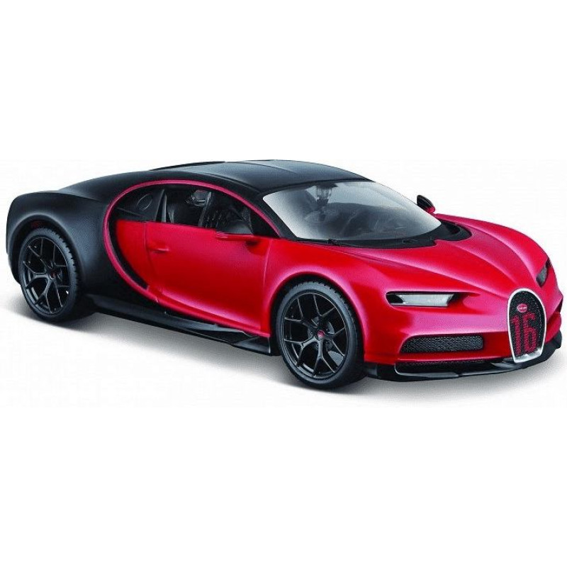 Maisto Model kompozytowy bugatti chiron sport czarno-czerwony