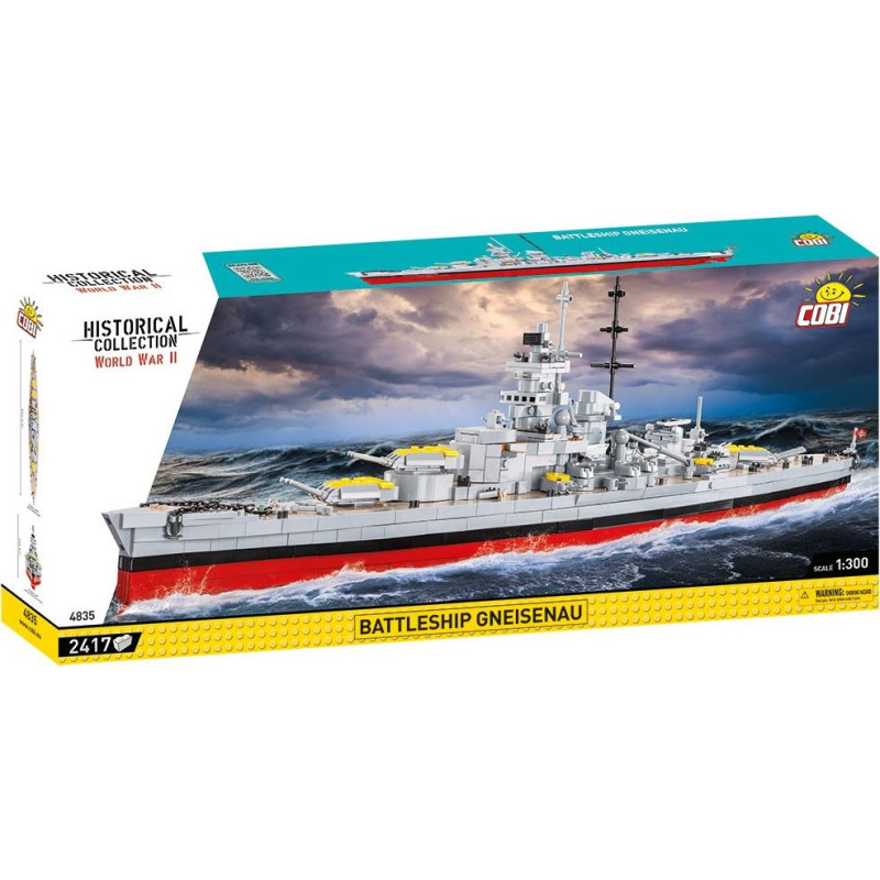 Cobi Klocki Klocki historical collection battleship gneisenau