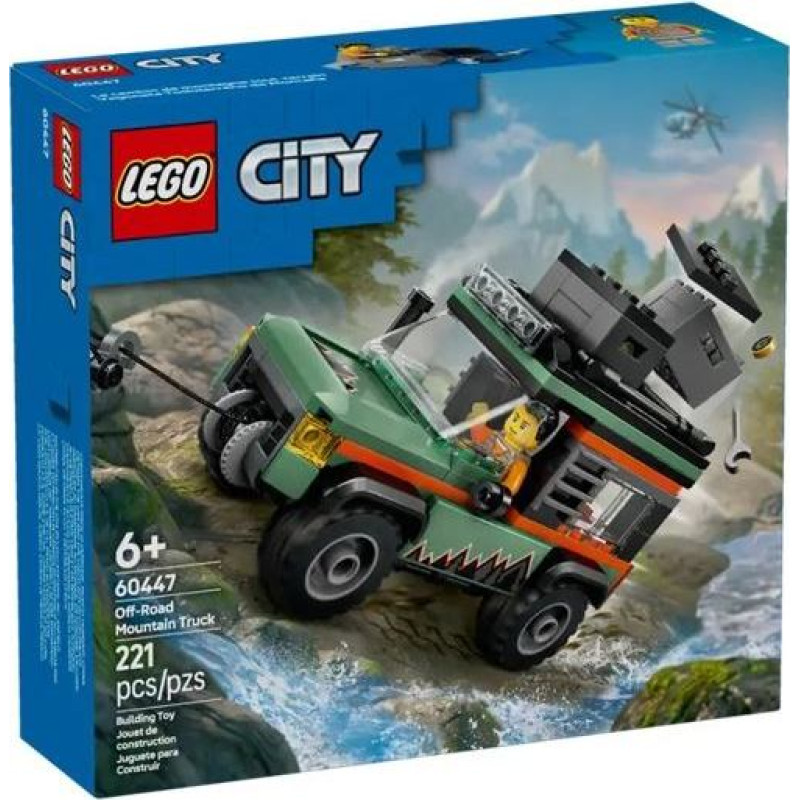 Lego Klocki city 60447 górska ciężarówka terenowa 4x4