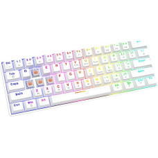 Savio Klawiatura mechaniczna whiteout x2 outemu peach silent, hot swap