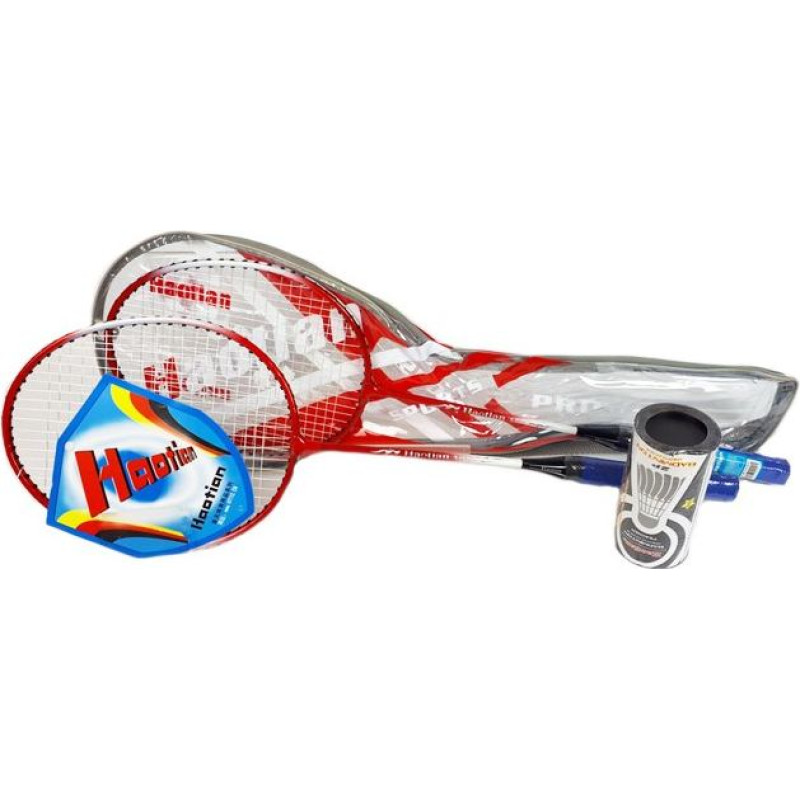 Madej Badminton zestaw plus lotki w pokrowcu