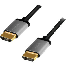Logilink Kabel hdmi 4k/60hz, aluminium 2m czarny