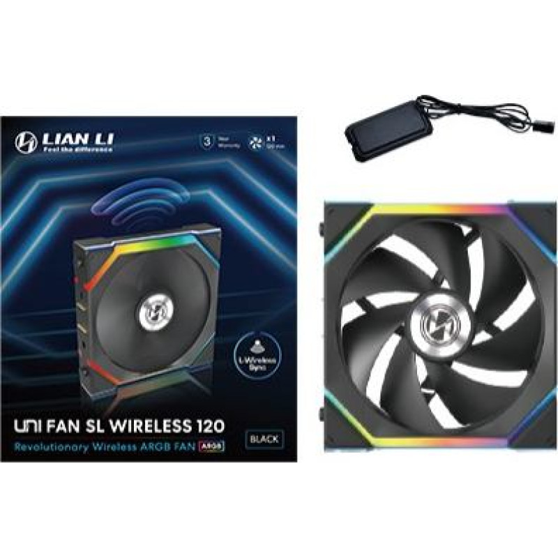 Lian Li uni fan sl wireless argb pwm black