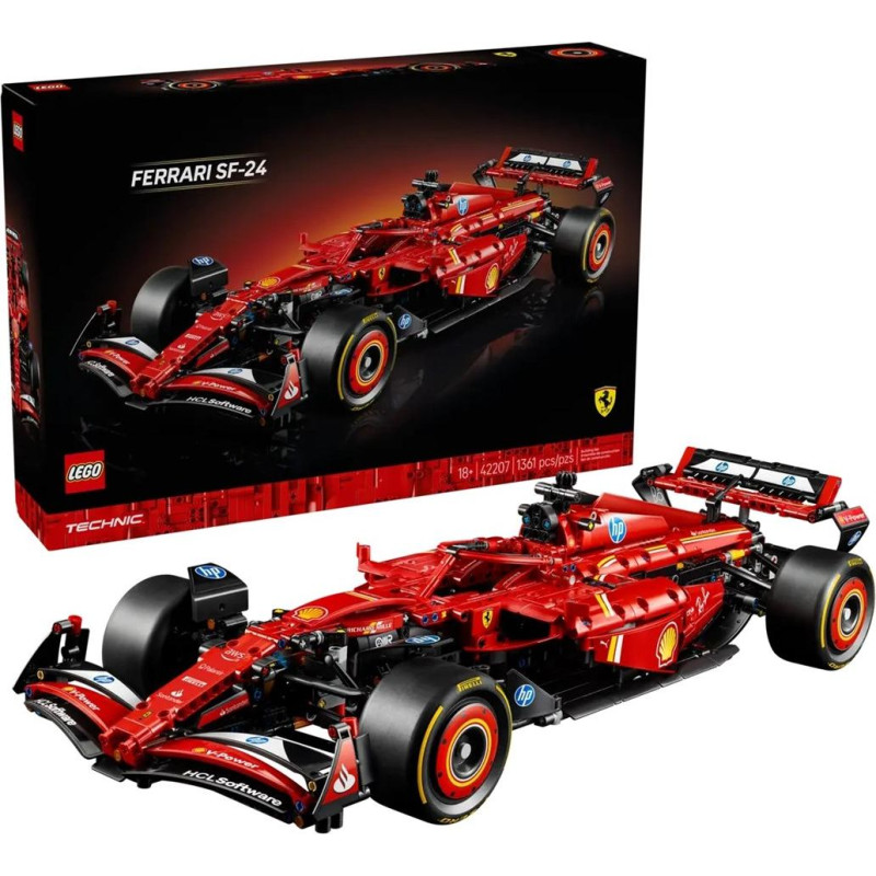 Lego technic 42207 bolid f1 ferrari sf-24
