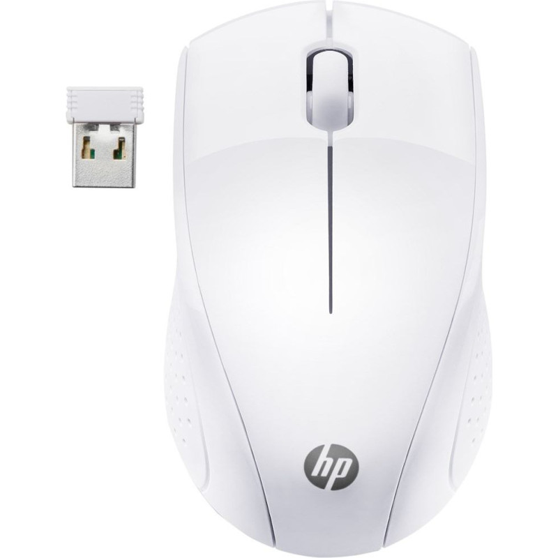 Hewlett-Packard Mysz hp wireless mouse 220 snow white bezprzewodowa biała 7kx12aa