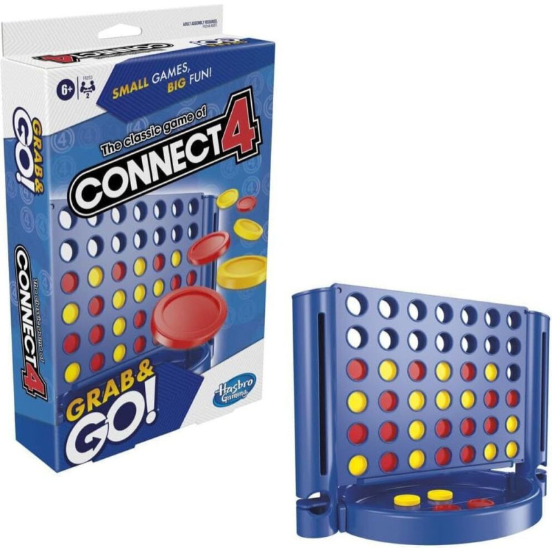 Hasbro Connect 4: Grab And Go - Board Game (Greek Language) (F8253)