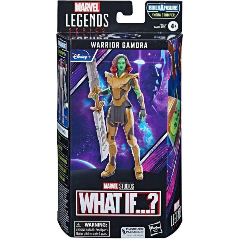 Hasbro Disney Marvel Legends Series: Build a Figure Hydra Stomper - What If...? Warrior Camora Action Figure (15cm) (F6533)