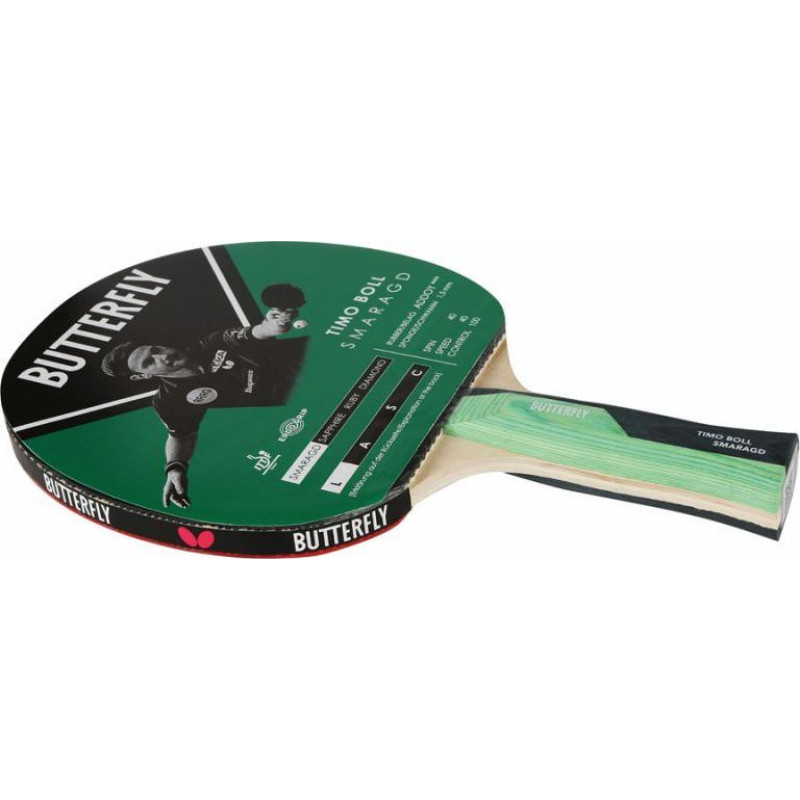 Butterfly Timo Boll Smaragd S841447 table tennis bat (FL- wklęsły)