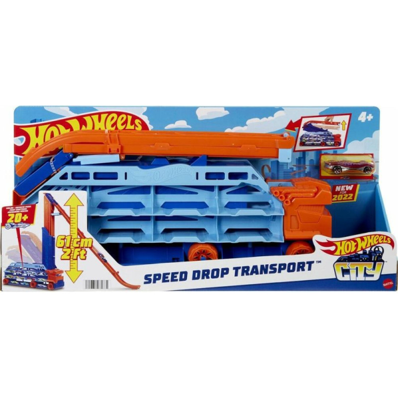 Mattel Hot Wheels City - Speed Drop Transport (HDY92)
