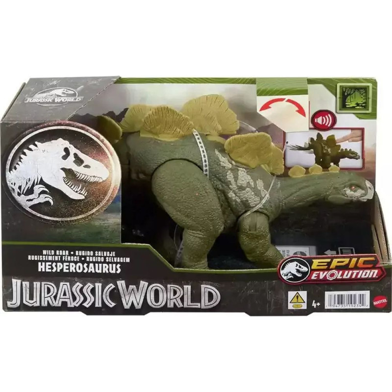 Mattel Jurassic World: Epic Evolution Wild Roar - Hesperosaurus (HTK69)