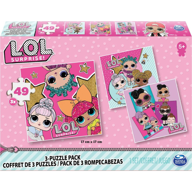 Spin Master L.O.L. Surprise!: Glitterati - 3-Puzzle Pack (49 pcs x3) (20114662)