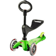 Deluxe Micro 3-wheeled scooter/ride-on Mini 3in1 Deluxe Green