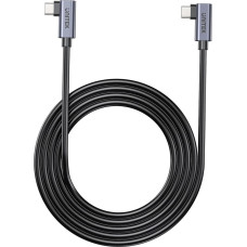 Unitek kabel usb-c kątowy 90°/90° pd 100w m/m 1m
